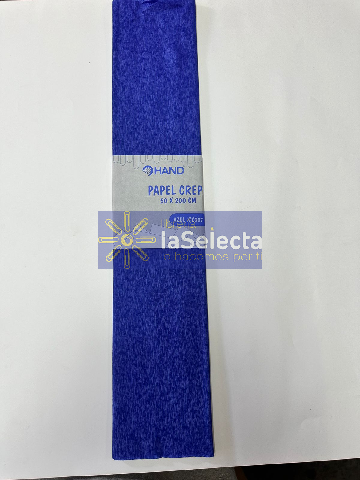 PAPEL CREPE AZUL HAND